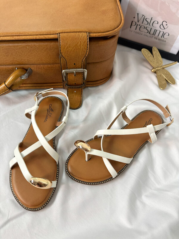 Sandalia Grecia Blanca