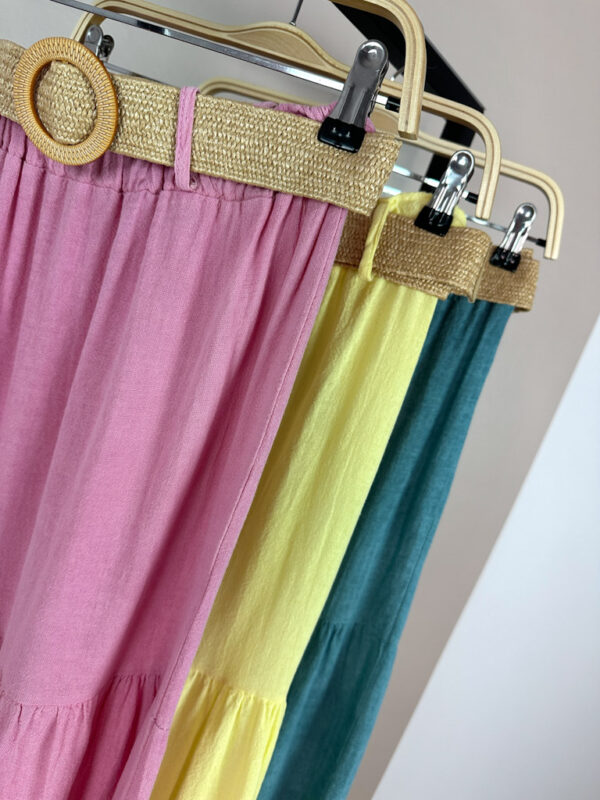 Falda Midi Rosa - Imagen 6