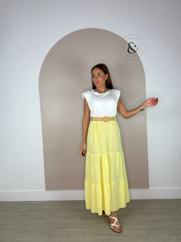 Camiseta Hombrera Blanca - Imagen 3