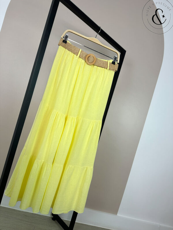 Falda Midi Amarilla - Imagen 4
