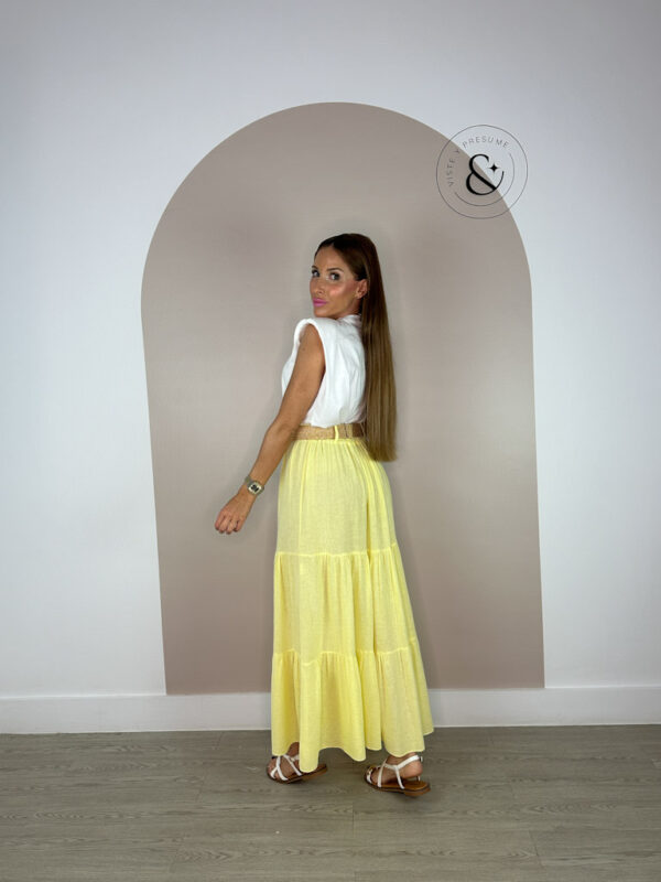Falda Midi Amarilla - Imagen 3