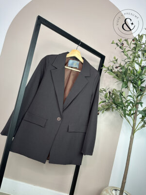Blazer marrón chocolate