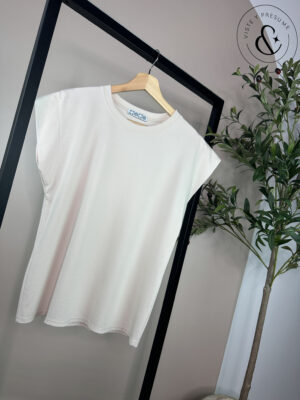Camiseta murciélago cruda