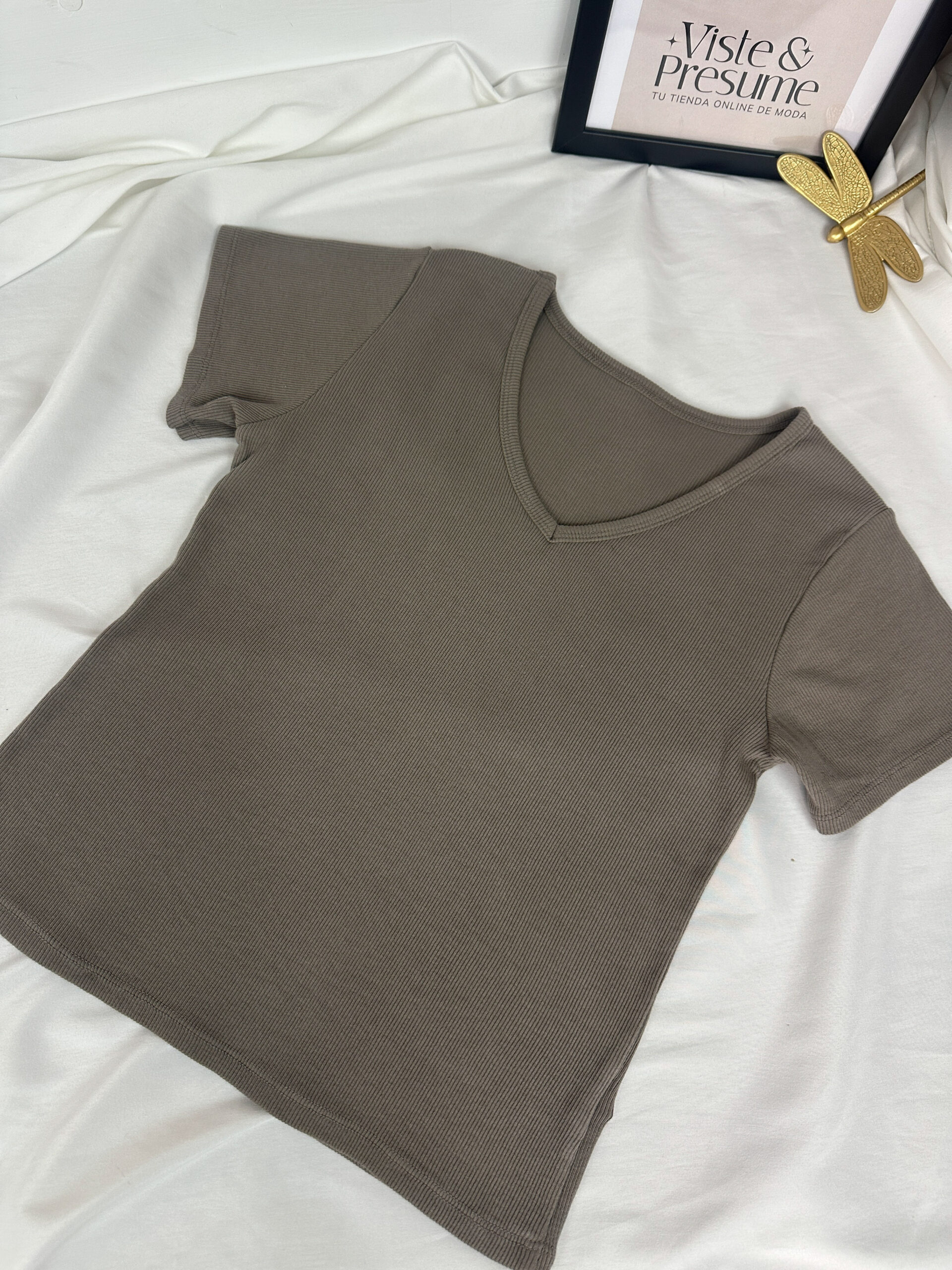 Camiseta canale kaki