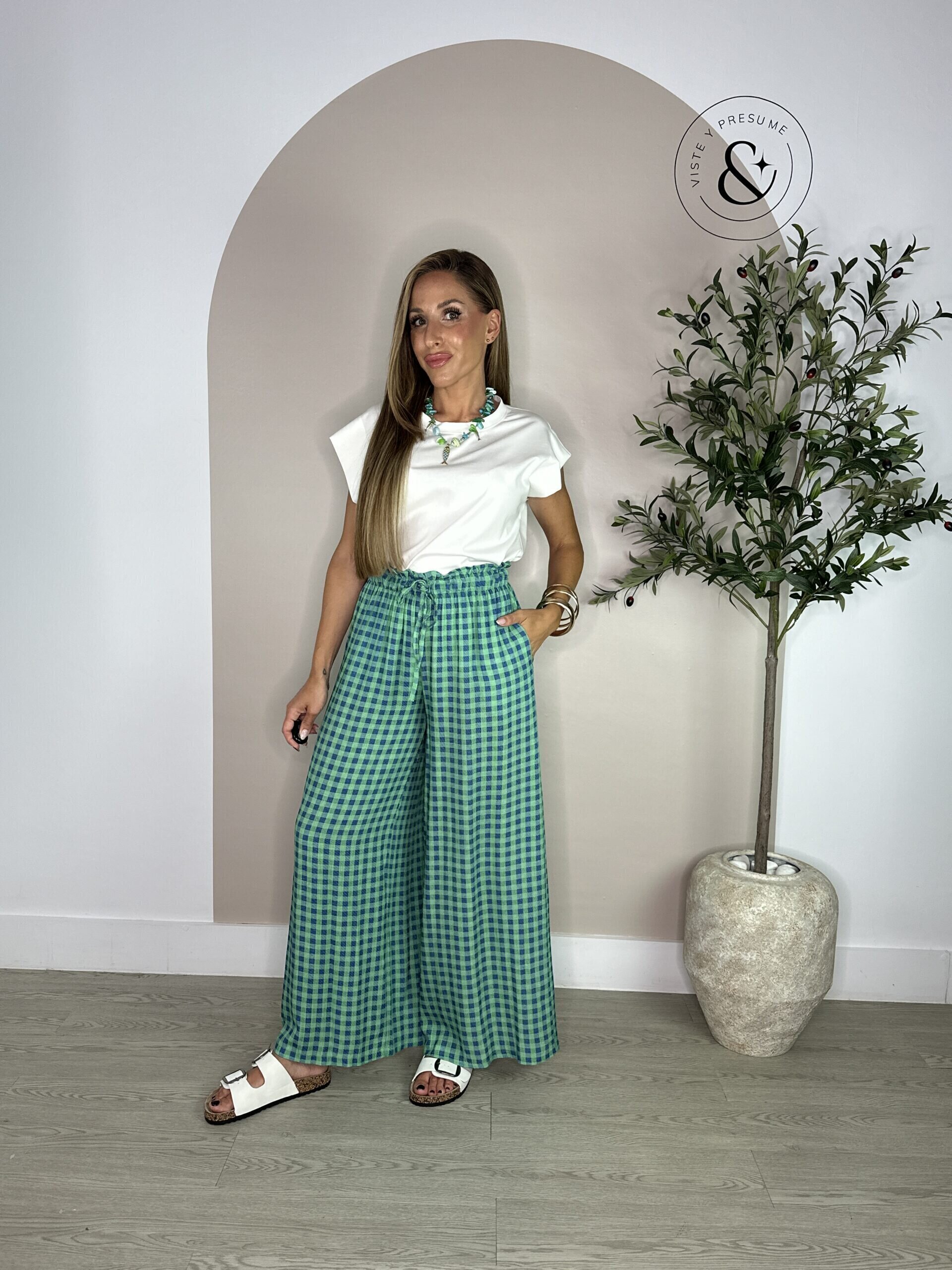 Pantalón vichy viral