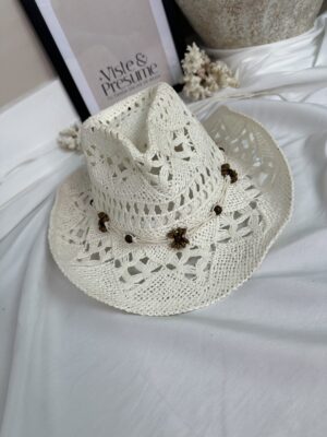 Sombrero calado blanco