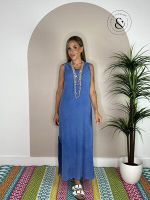 Vestido canale azul