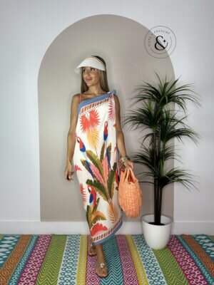 Falda pareo tropical