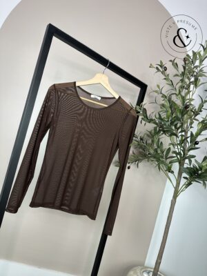 Camiseta tul marron