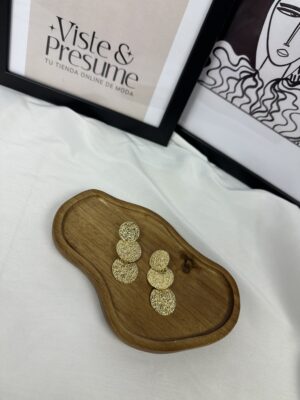 Pendientes soluna dorados