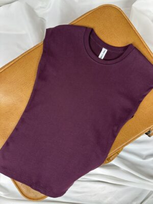 Camiseta Sara berenjena