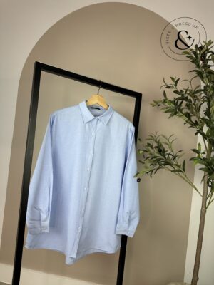 Camisa oxford celeste